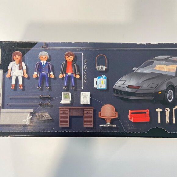 Playmobil Knight Rider K.I.T.T. 70924 53-Piece Set With Figures & Accessories Fo - Picture 6 of 11